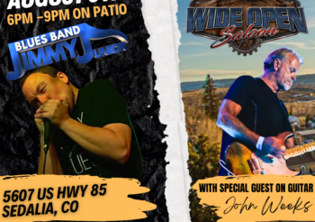 Jimmy Junior Blues Band on the Patio at Wide Open Saloon – Aug 9