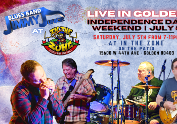 Jimmy Junior Blues Band on the Patio at In The Zone – July 5th